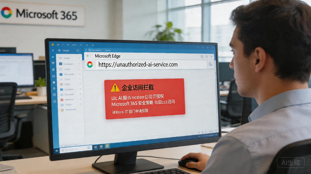 微软Edge升级AI管控功能：严防“影子AI”，强制引导至Copilot
