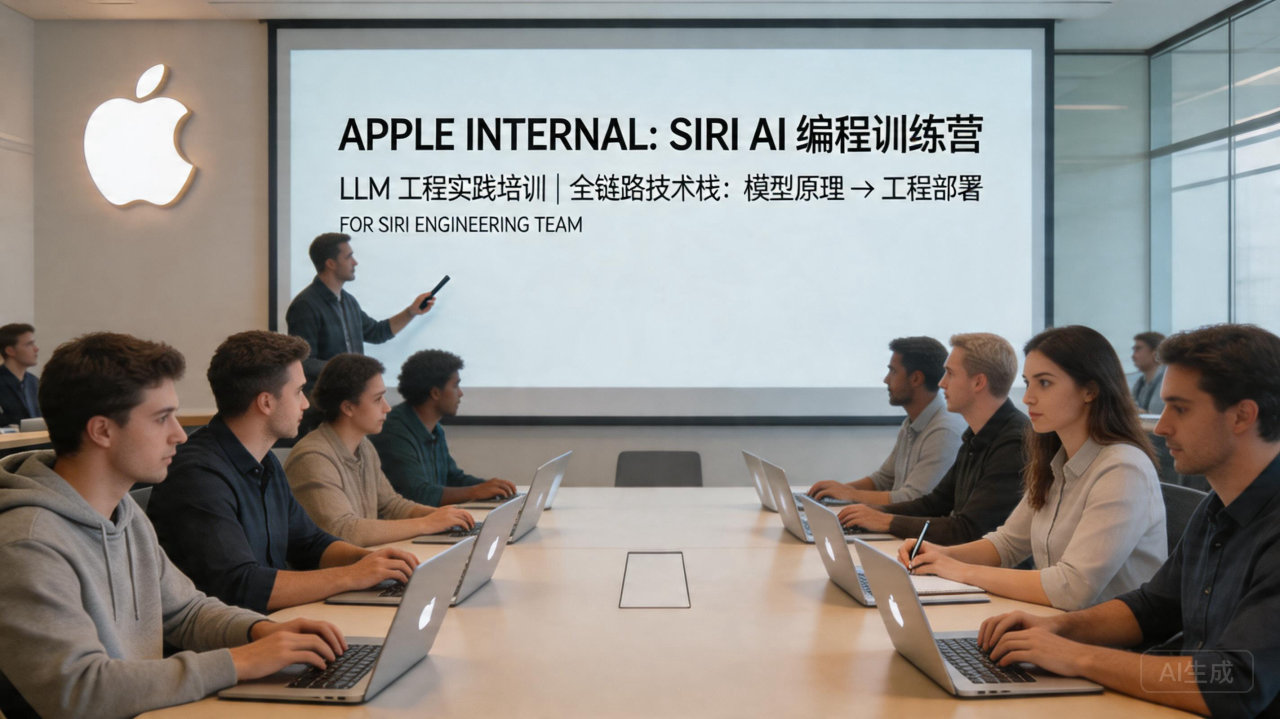 目标“真·AI个人助理”:苹果开办内部训练营，详解 Siri 进化底座
