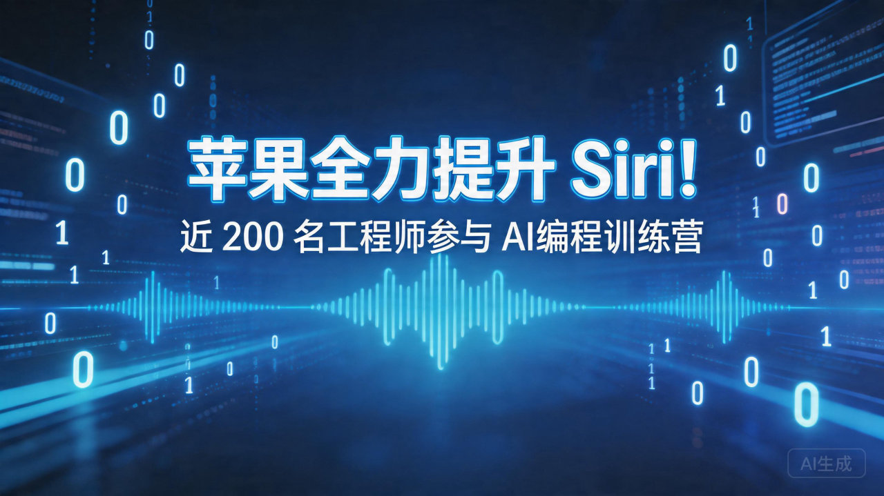 ​苹果全力提升 Siri！近 200 名工程师参与 AI …