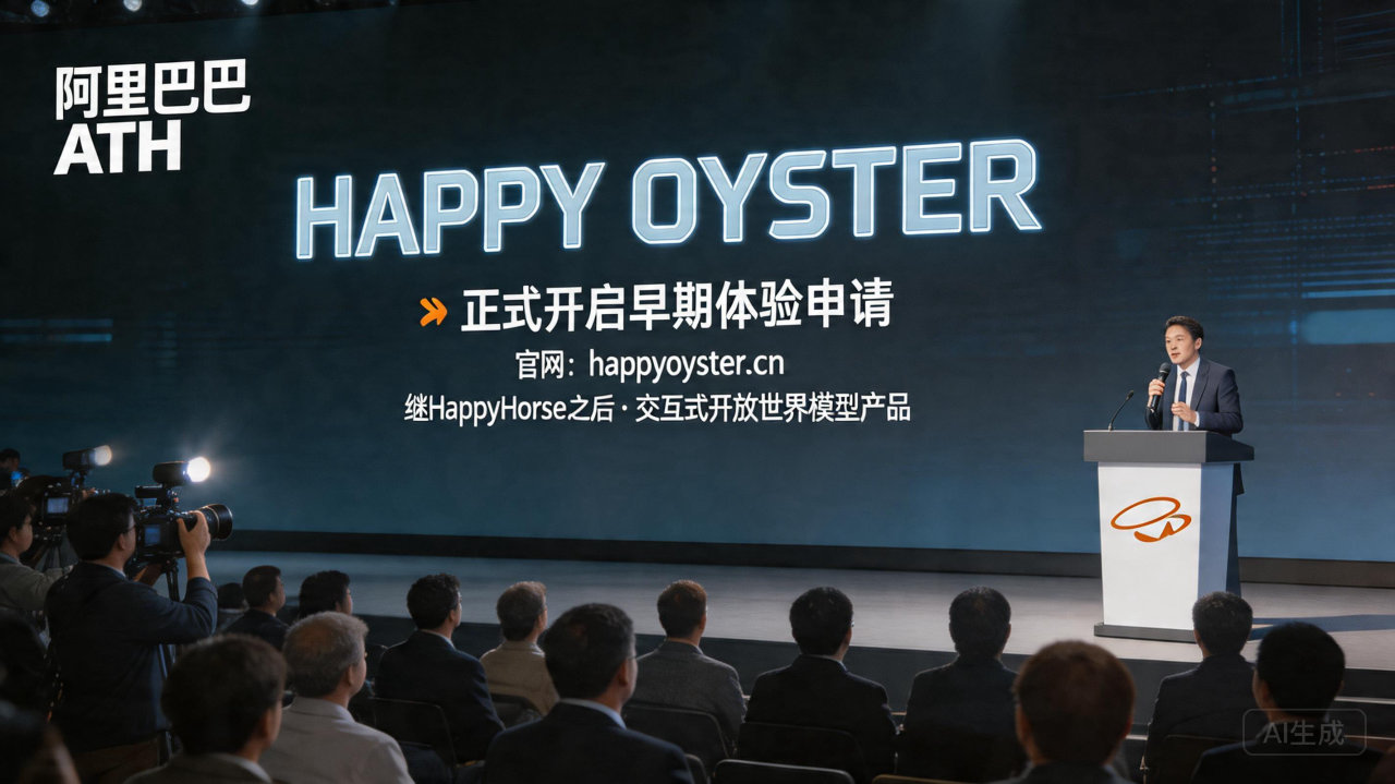 阿里巴巴 ATH 推出开放世界模型 Happy Oyster，开启实时交互体验申请
