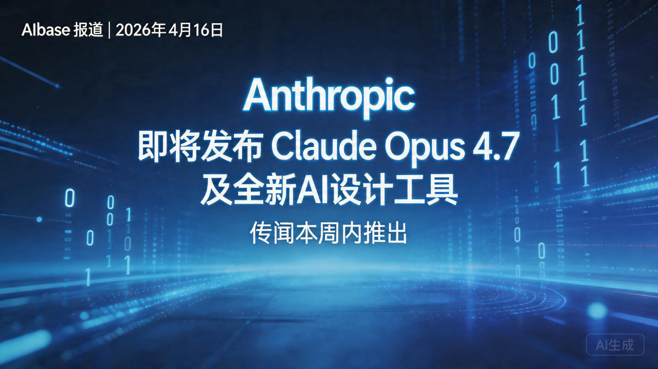 Anthropic即将发布Claude Opus 4.7及…