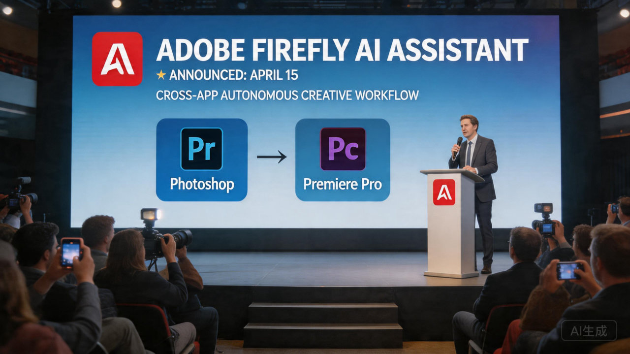 Adobe发布Firefly AI助手 直接接管你的创作流程
