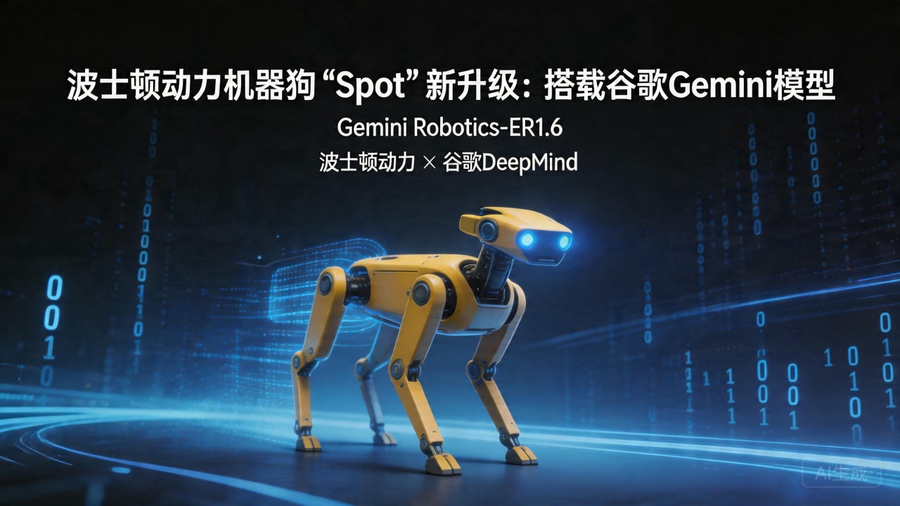 波士顿动力机器狗 “Spot” 新升级：搭载谷歌Gemin…