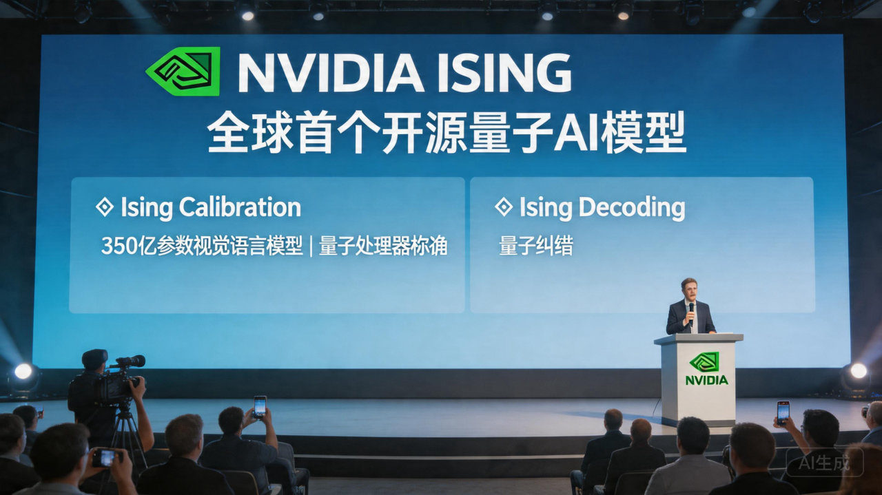 NVIDIA 推出全球首个开源量子 AI 模型,量子纠错技术提升三倍