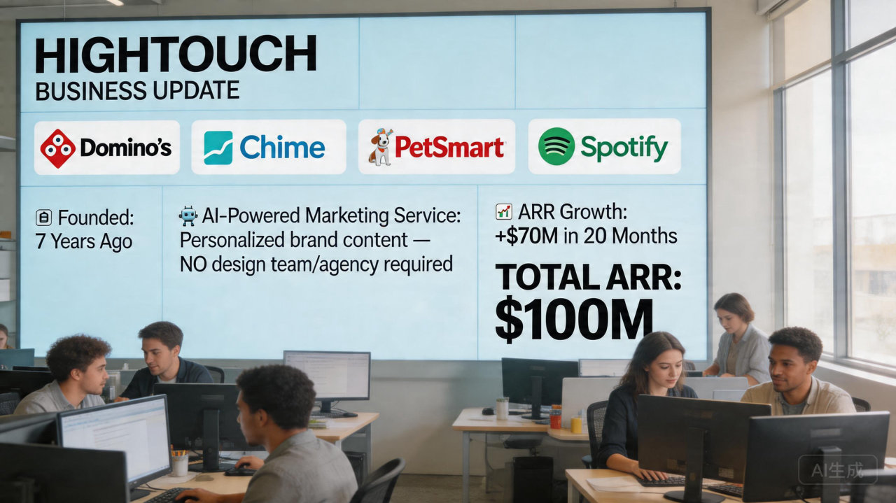 Hightouch 凭借 AI 驱动营销工具实现 1 亿美元年度经常性收入