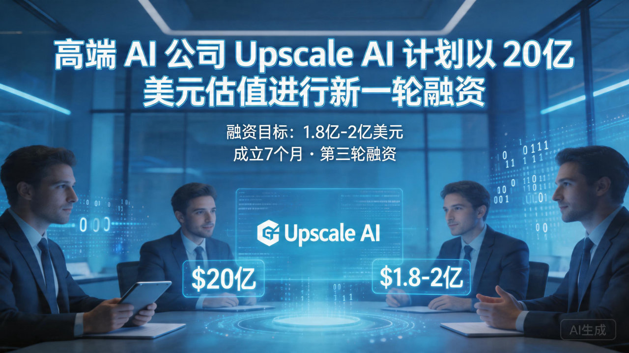高端 AI 公司 Upscale AI 计划以 20 亿美…