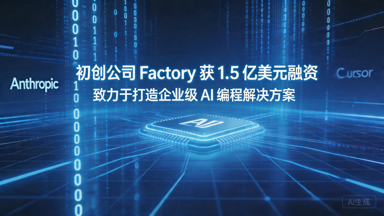 ​初创公司 Factory 获 1.5 亿美元融资，致力于…