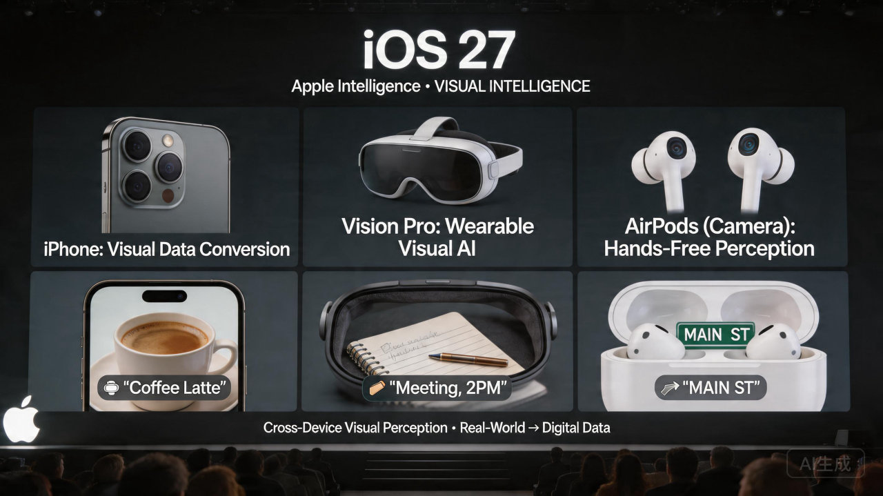 苹果 iOS 27 新功能曝光：AI 助力饮食追踪与智能标签管理
