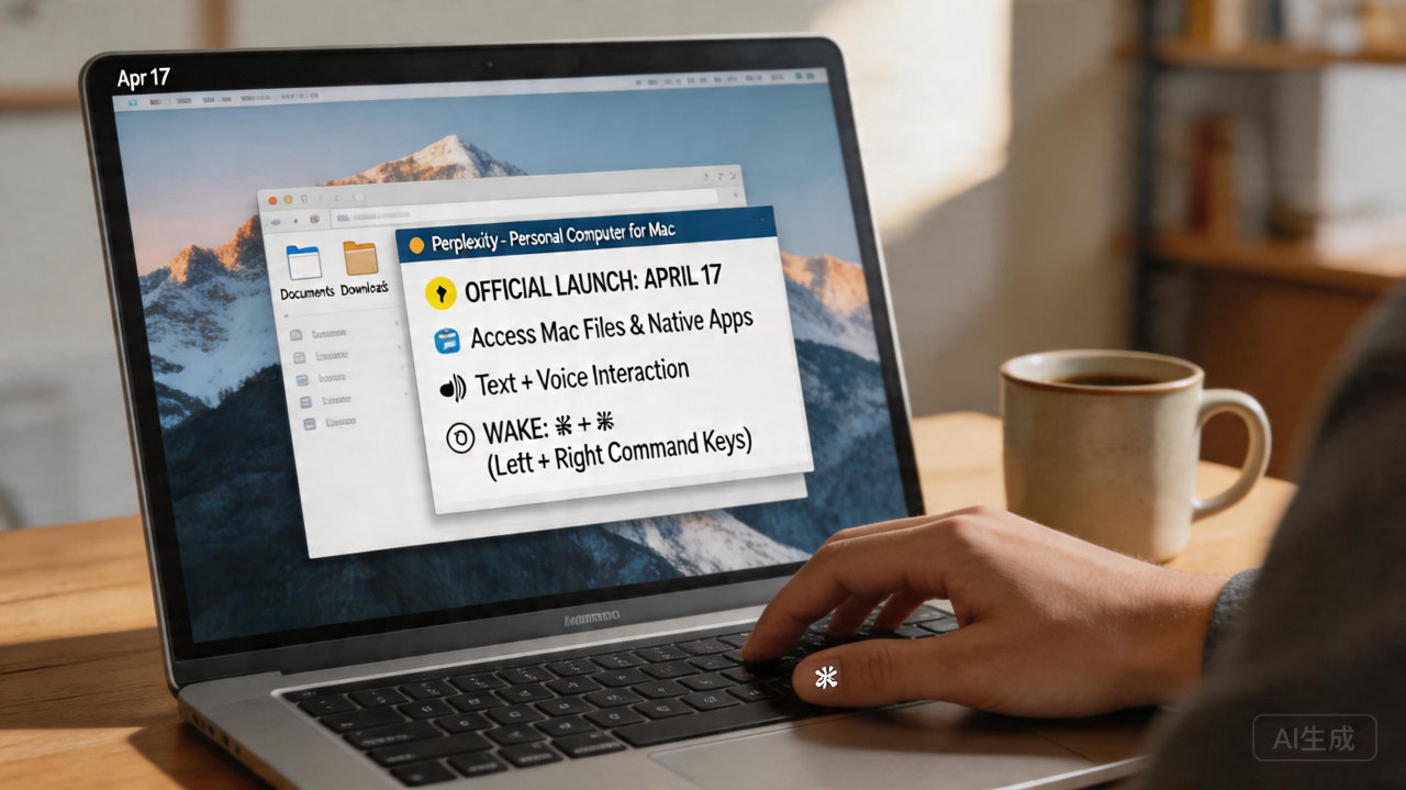 Perplexity推出Mac端AI助手：7× 24 小时运行，可代用户操作电脑
