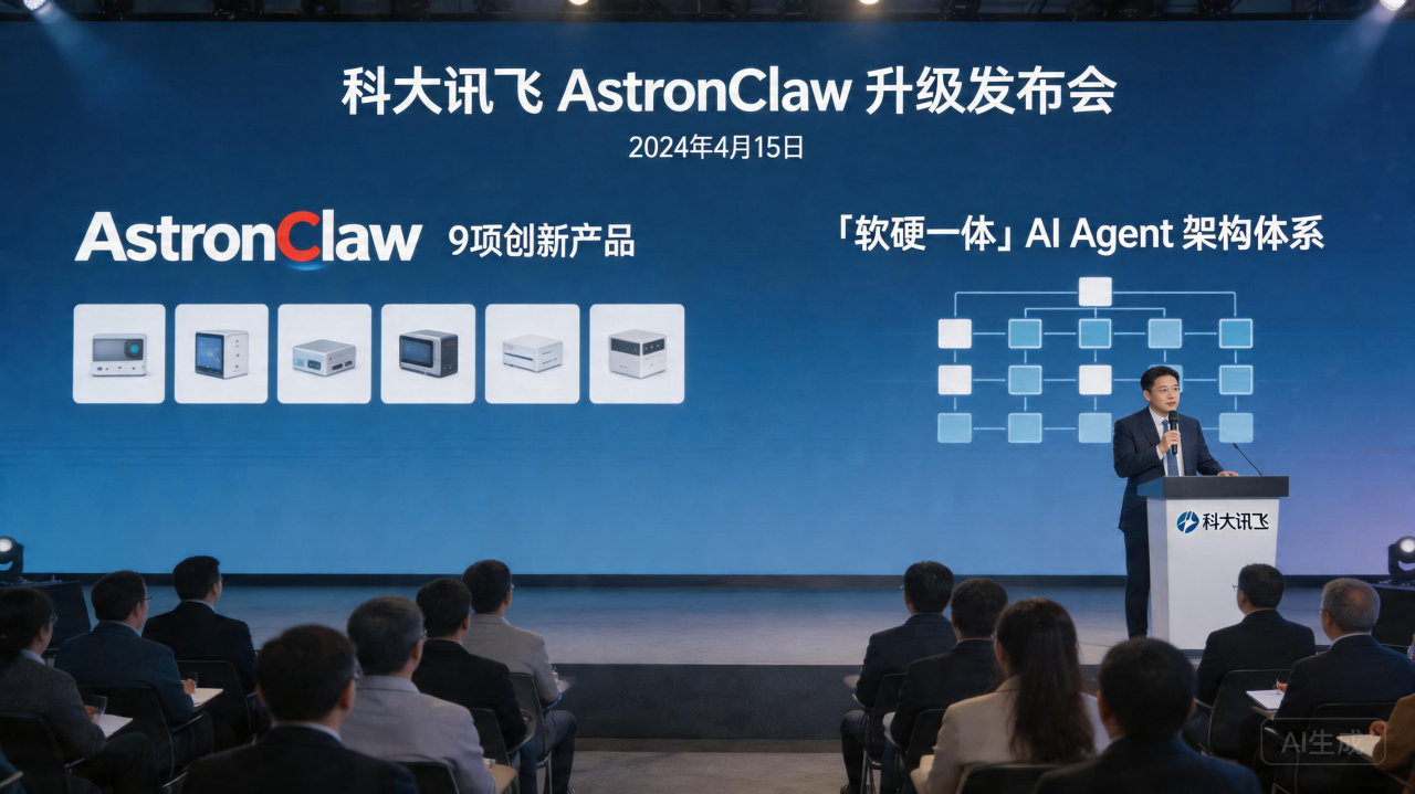 科大讯飞发布AstronClaw升级版:推出9项新品及软硬一体AI Agent架构
