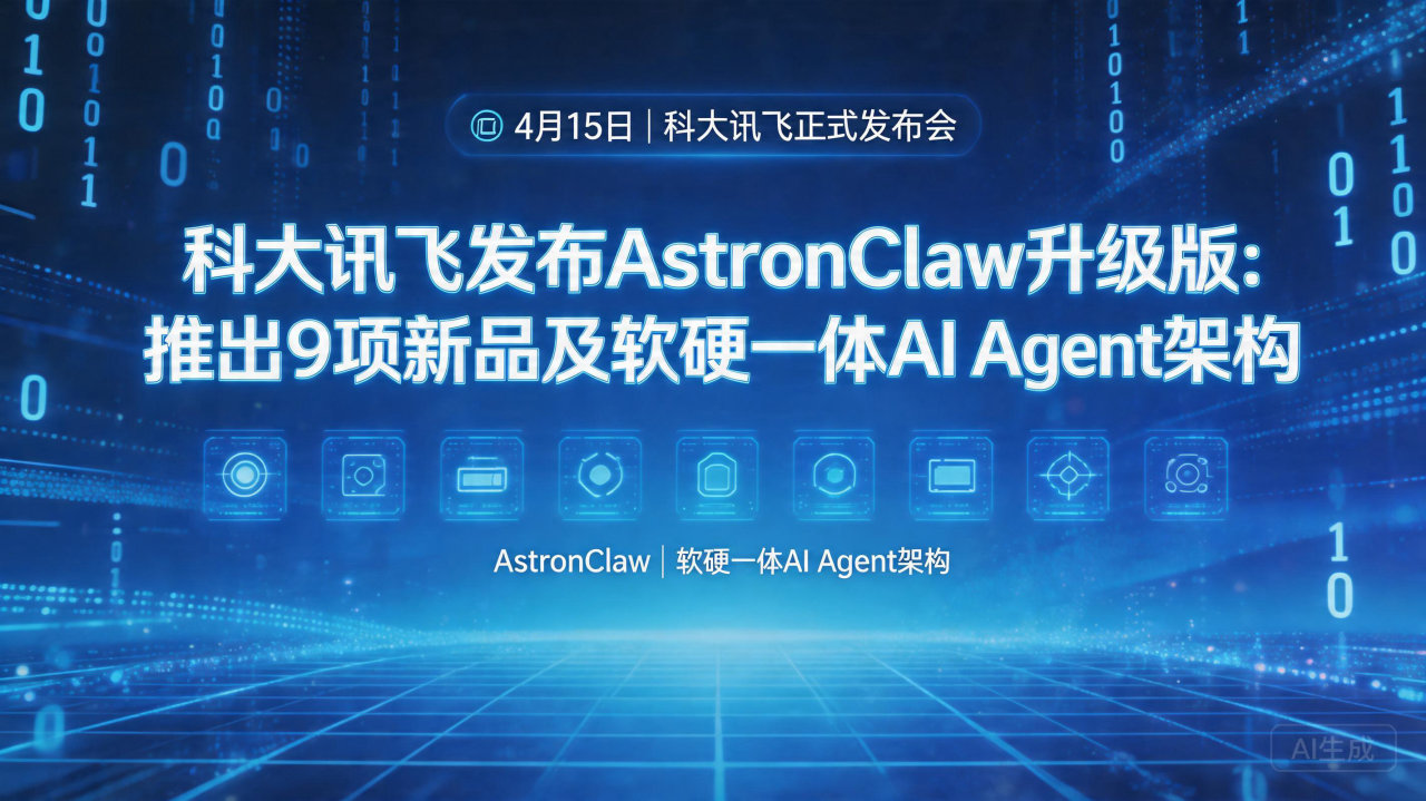 科大讯飞发布AstronClaw升级版:推出9项新品及软硬…