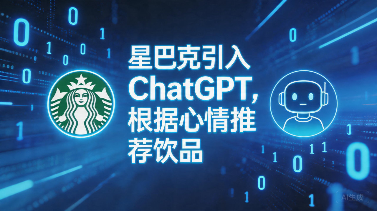 ​星巴克引入 ChatGPT，根据心情推荐饮品