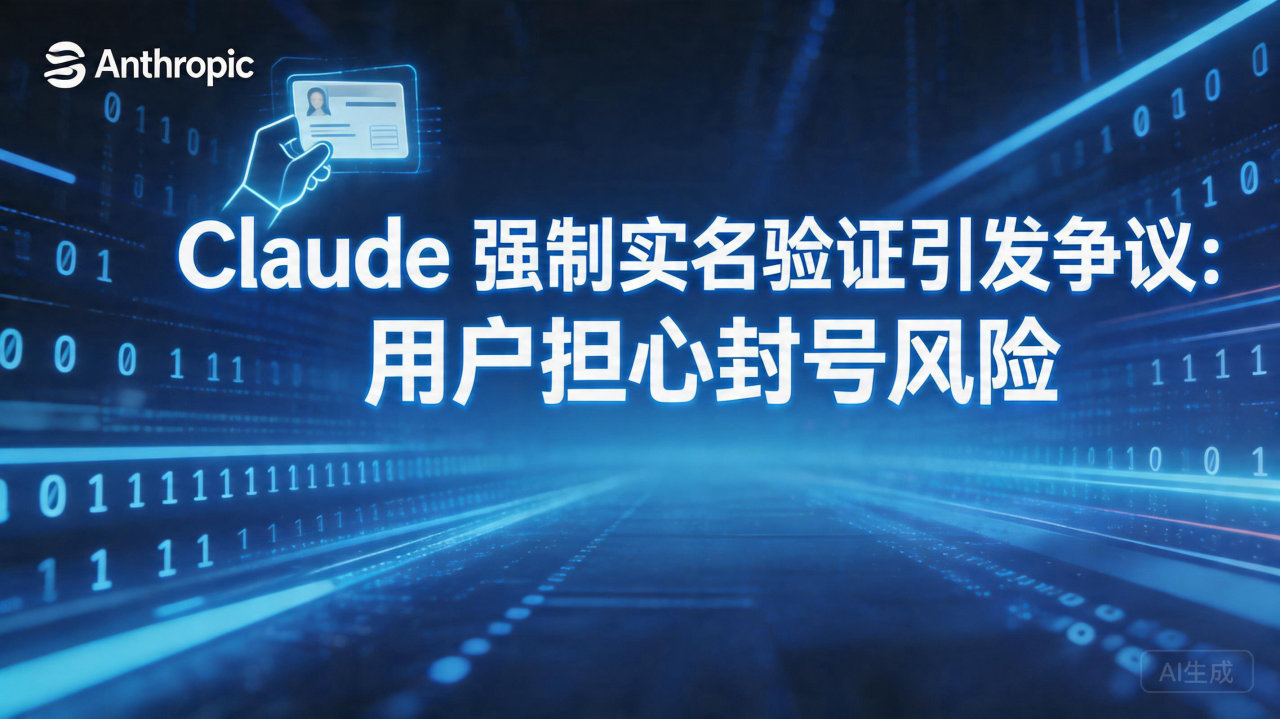 ​Claude 强制实名验证引发争议：用户担心封号风险