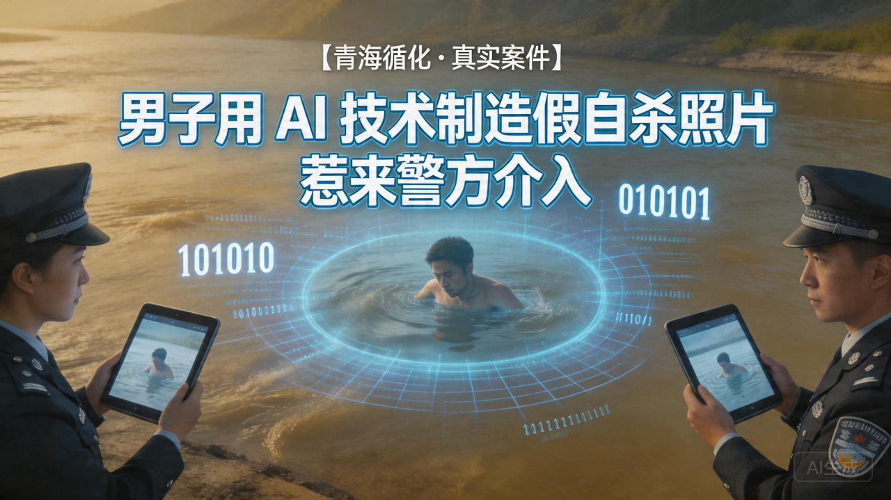 ​男子用 AI 技术制造假自杀照片，惹来警方介入