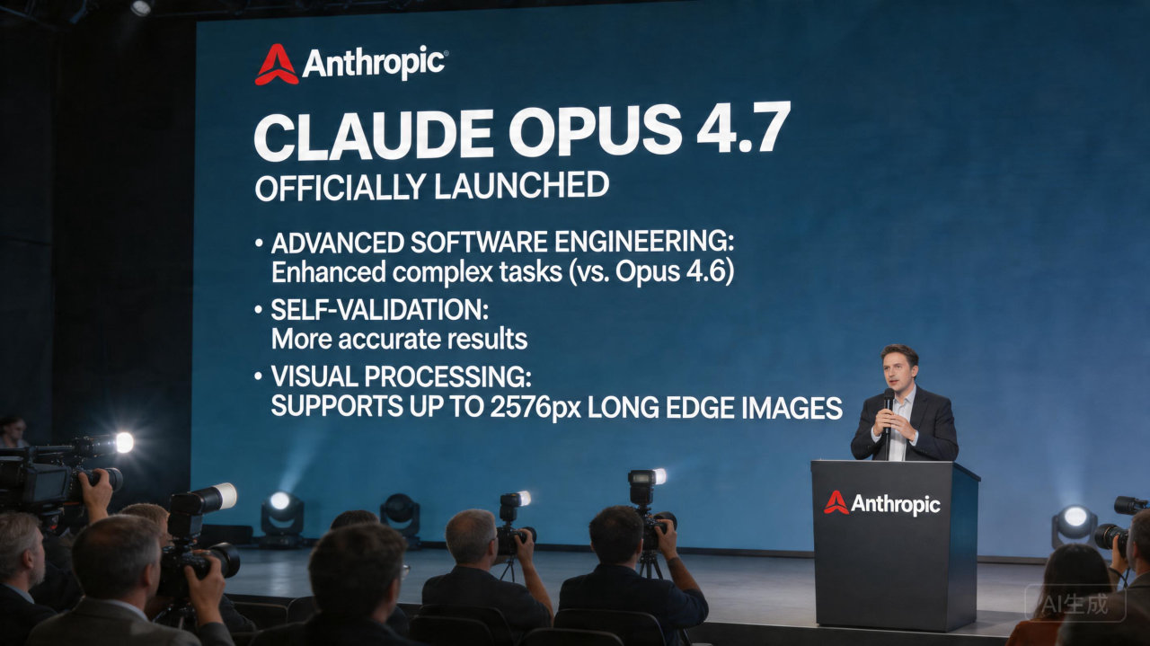​Anthropic 发布全新 Claude Opus 4.7，功能显著提升
