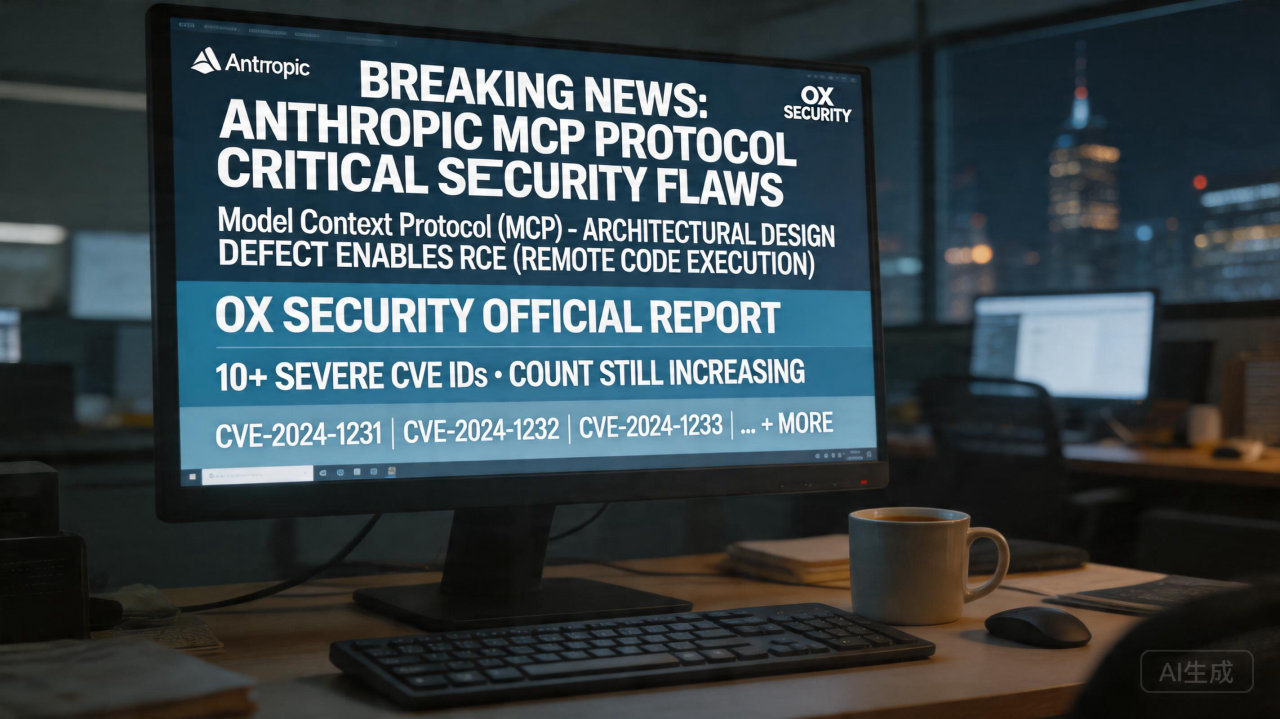 爆雷！Anthropic MCP 协议被曝重大架构缺陷，数十个严重漏洞引爆 AI 安全圈
