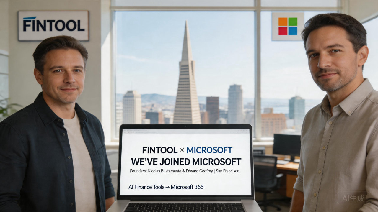 ​微软收购金融科技初创公司 Fintool，推动 AI 助力 Office 产品
