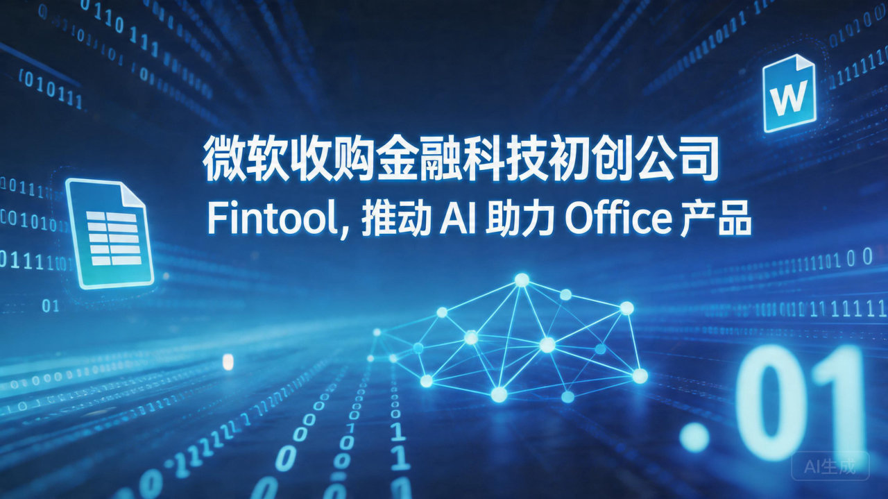 ​微软收购金融科技初创公司 Fintool，推动 AI 助…
