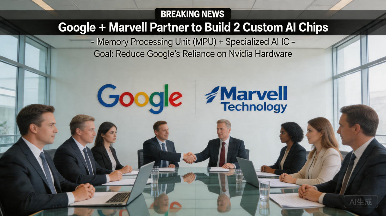 谷歌与 Marvell 强强联手：两款定制 AI 芯片浮出水面
