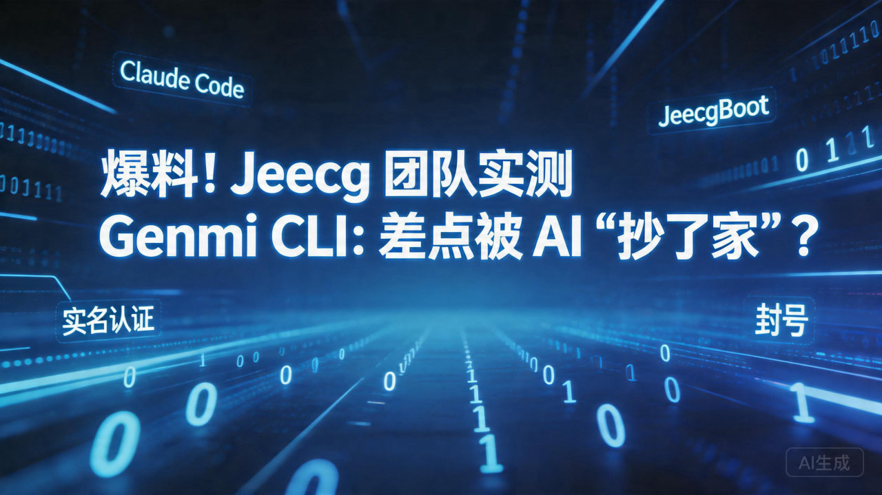 爆料！Jeecg 团队实测 Gemini CLI：差点被 …