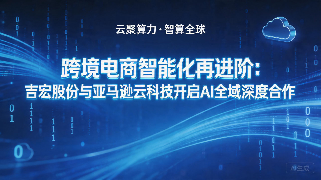 跨境电商智能化再进阶：吉宏股份与亚马逊云科技开启AI全域深…