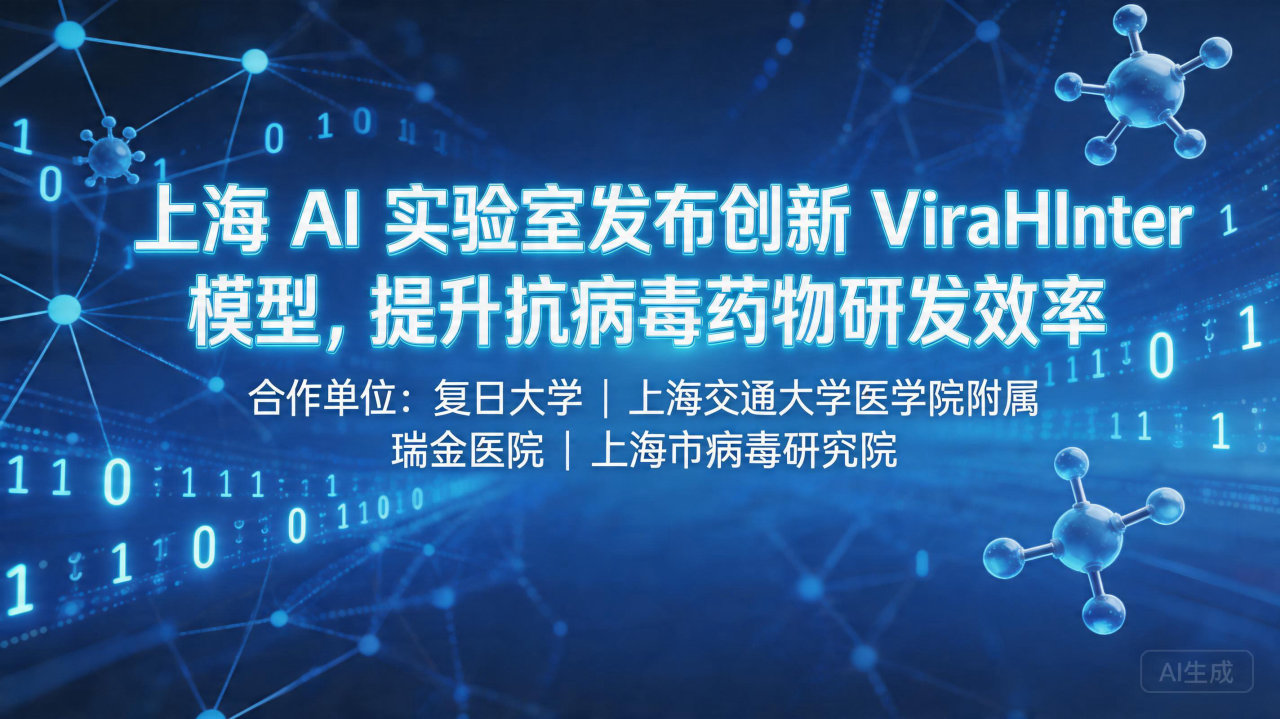 上海 AI 实验室发布创新 ViraHInter 模型，提…