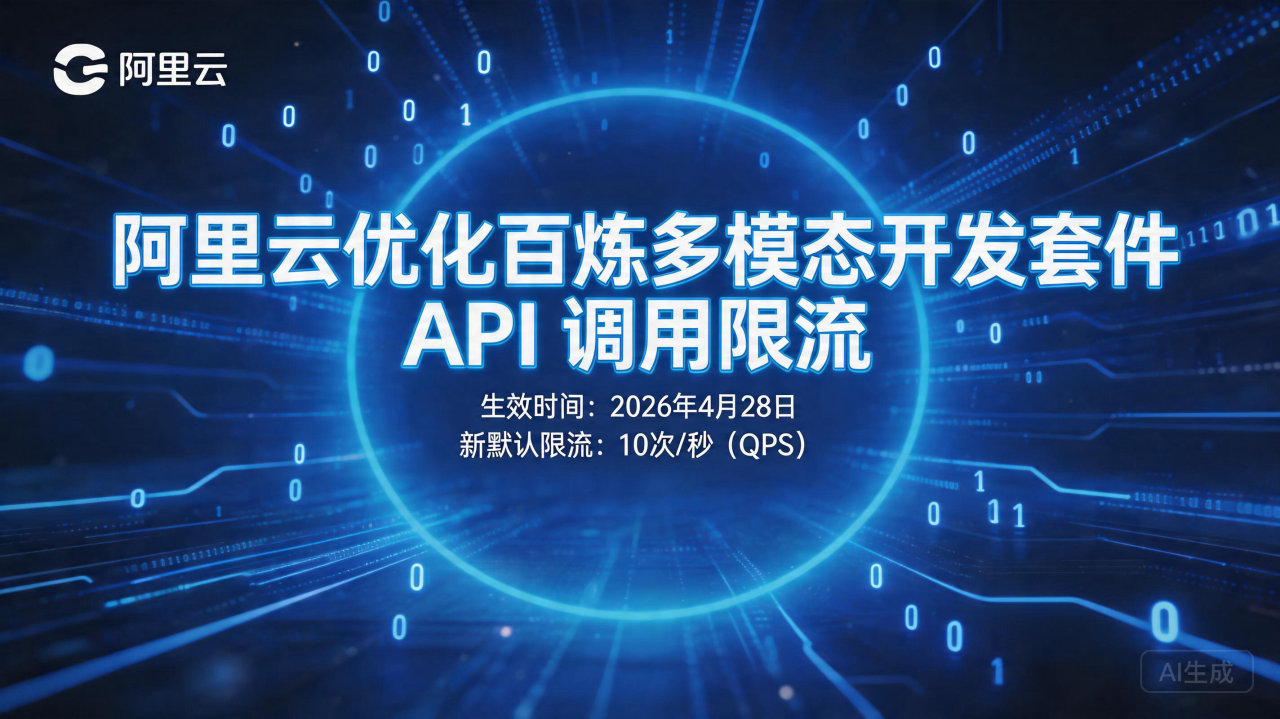​阿里云优化百炼多模态开发套件 API 调用限流