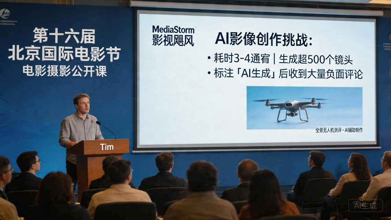 影视飓风 Tim 因 AI 影像引发网友热议：标注与不标注的不同反应
