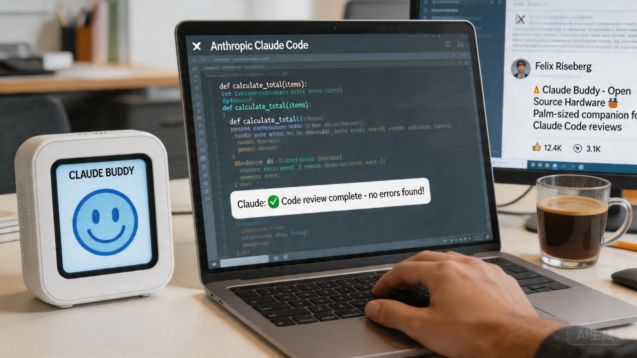 ​Anthropic推出桌面宠物 Claude Buddy，硬件竟是深圳制造
