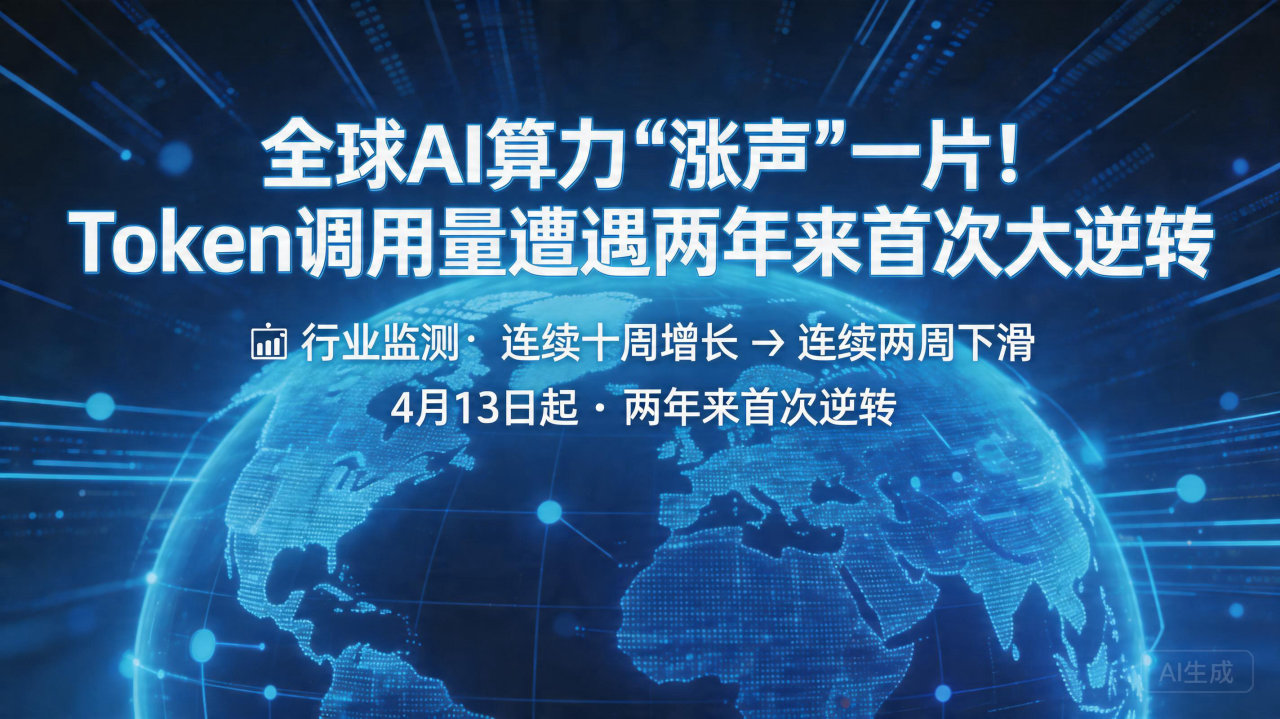 全球AI算力“涨声”一片！Token调用量遭遇两年来首次大…