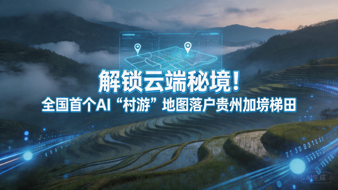 解锁云端秘境！全国首个AI“村游”地图落户贵州加榜梯田