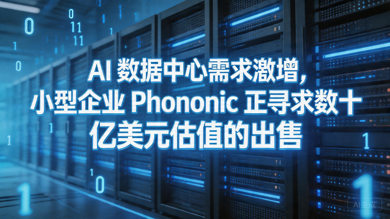 AI 数据中心需求激增，小型企业 Phononic 正寻求…