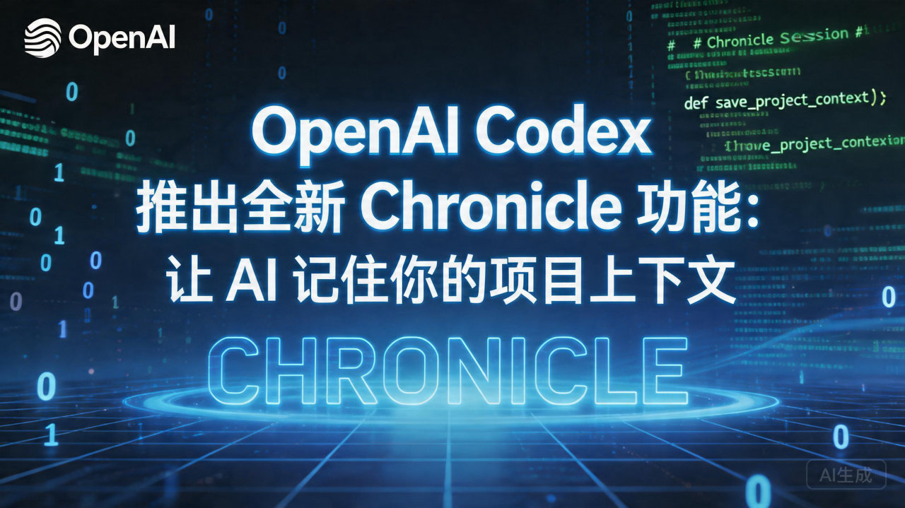 ​OpenAI Codex 推出全新 Chronicle …