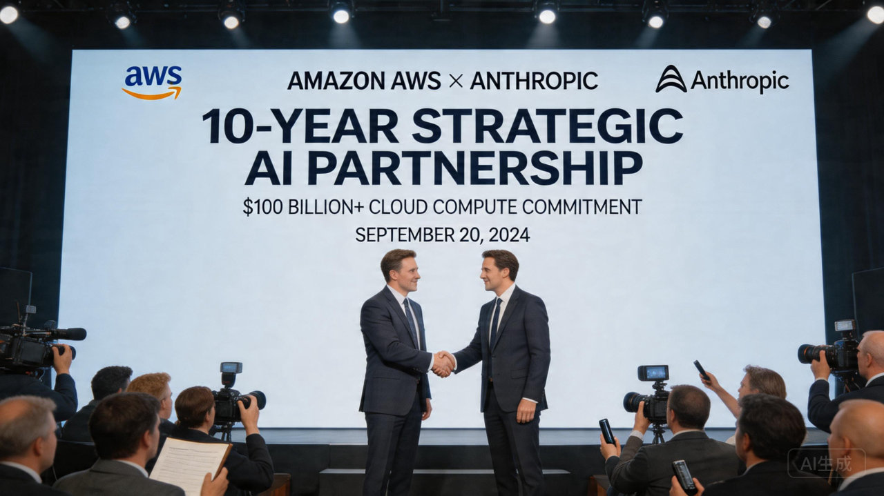 1250 亿美元豪赌未来：亚马逊与Anthropic达成十年战略深度合作
