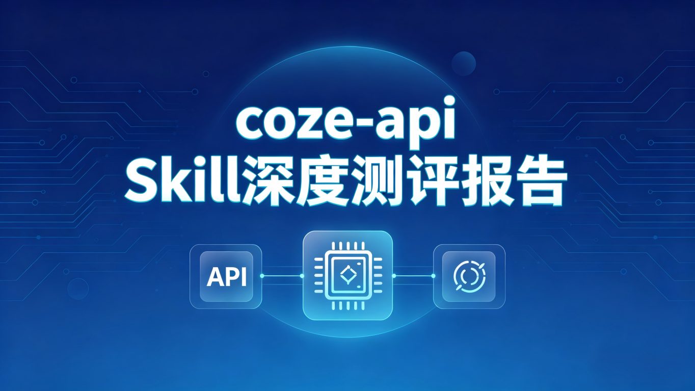 coze-api Skill 深度测评：从0到1，拆解字节跳动AI智能体背后的“能力高速公路”