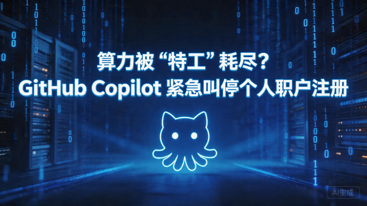 算力被“特工”耗尽？GitHub Copilot 紧急叫停…