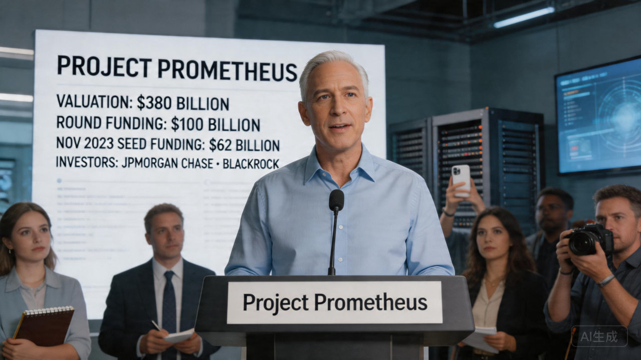 贝索斯豪掷百亿美金：普罗米修斯AI实验室估值冲向 380 亿
