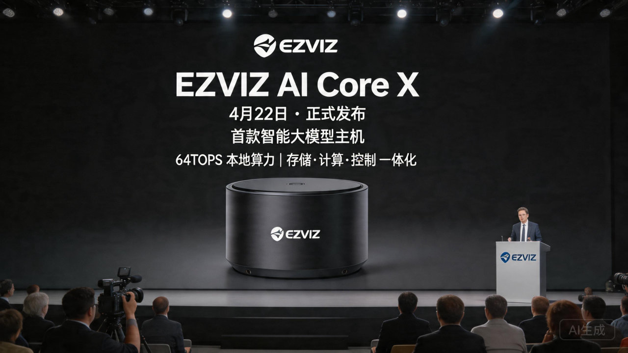 64T算力入户，萤石发布AI Core X智能主机
