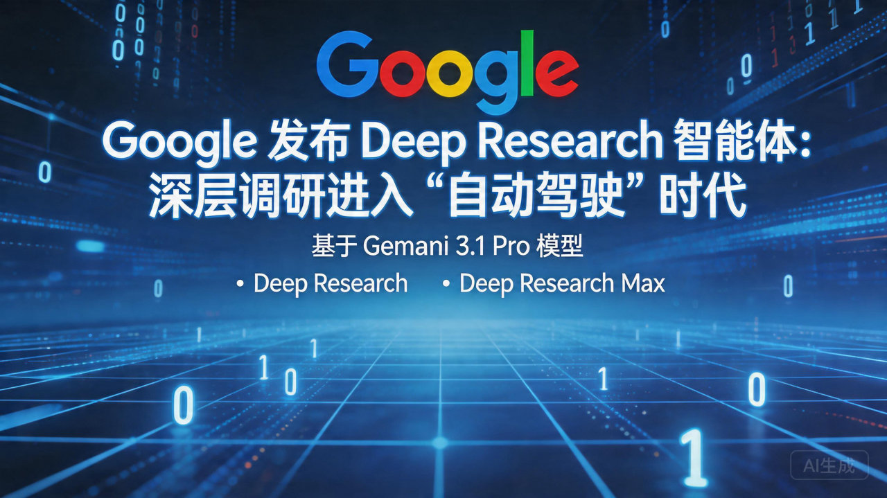 Google 发布 Deep Research 智能体：深…