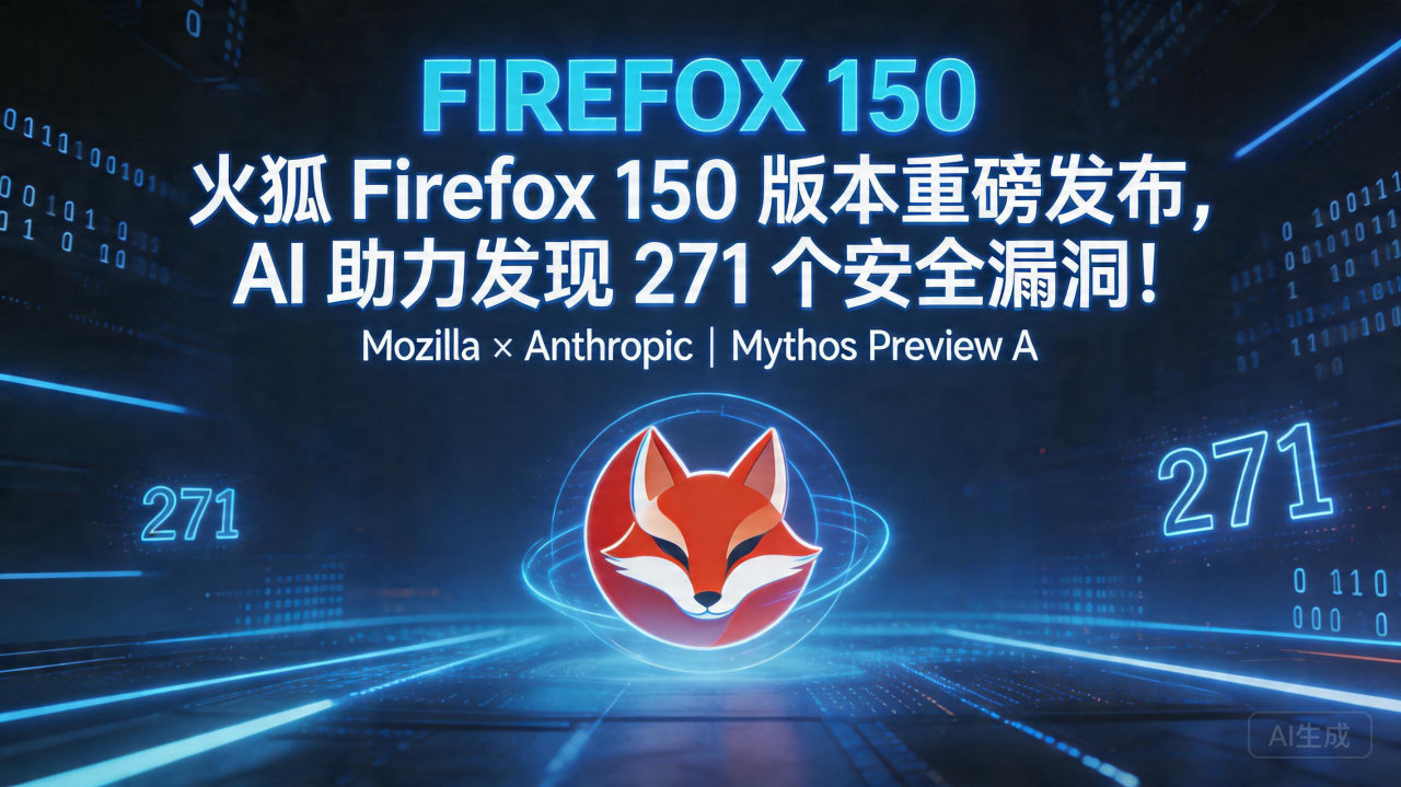 ​火狐 Firefox  150 版本重磅发布，AI 助力…