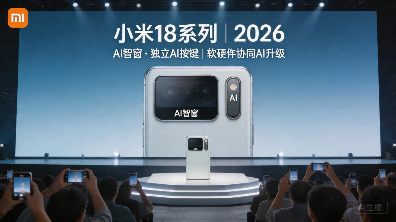 重磅！小米 18 系列曝光：独立AI按键与“智窗”交互或成最大亮点
