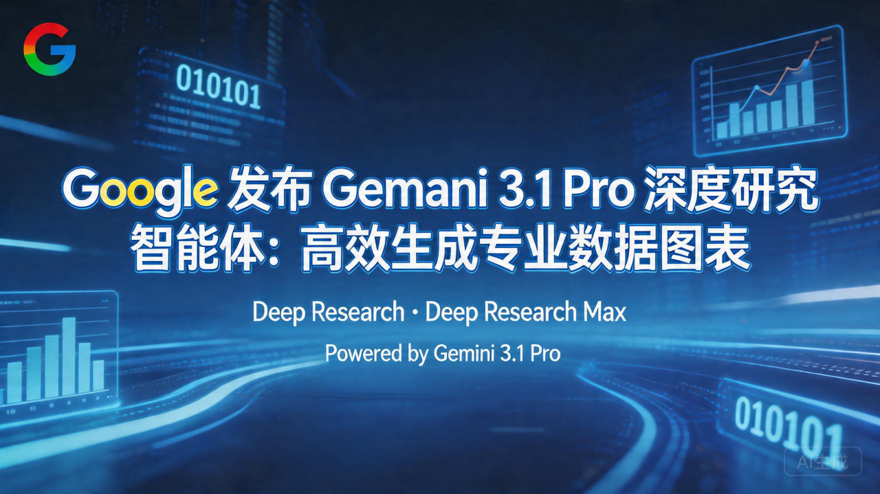 Google 发布 Gemini 3.1 Pro 深度研究…