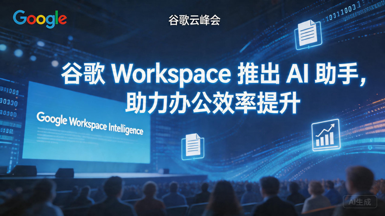 ​谷歌 Workspace 推出 AI 助手，助力办公效率…