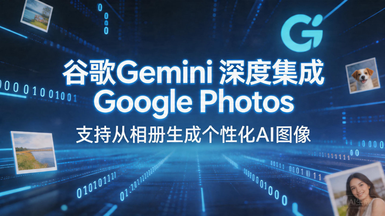 谷歌Gemini深度集成Google Photos  支持…