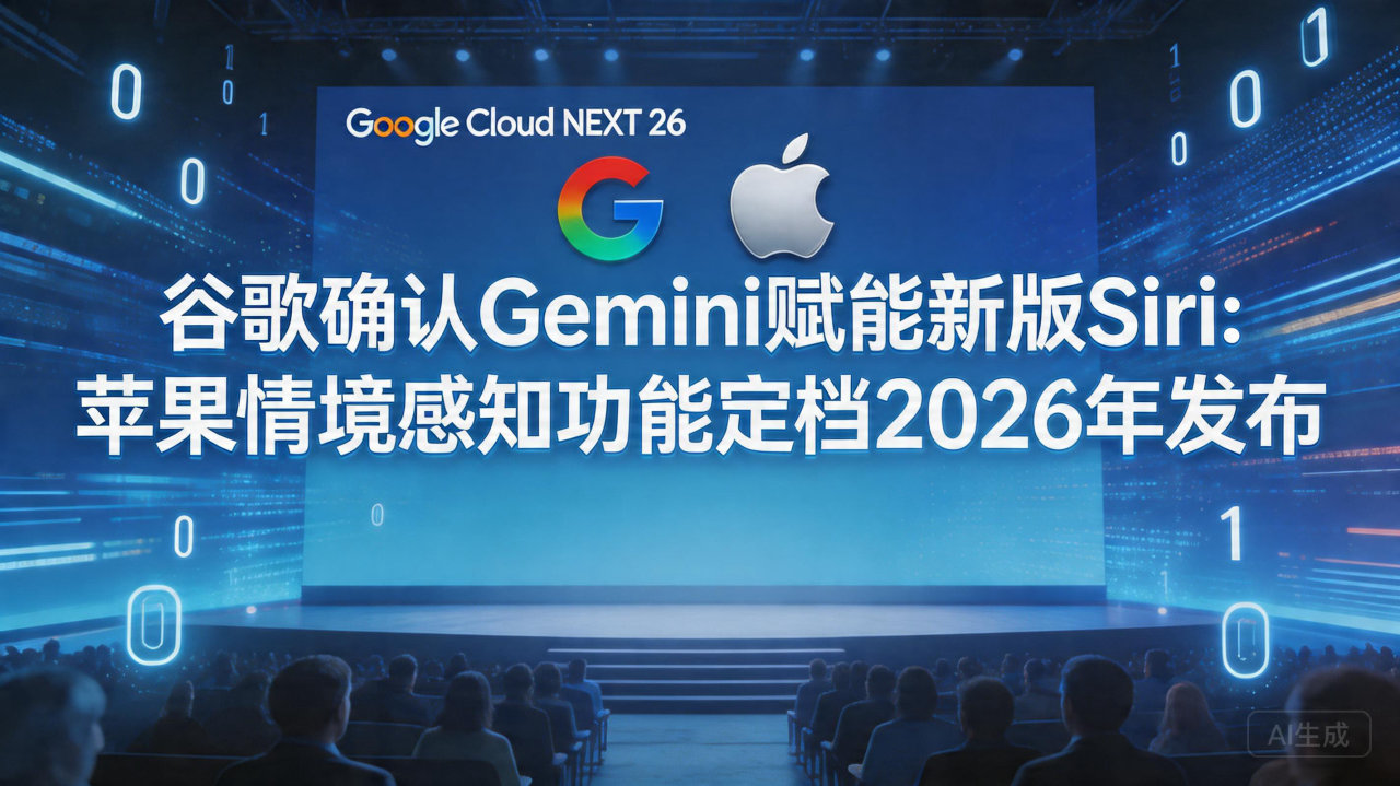 谷歌确认Gemini赋能新版Siri:苹果情境感知功能定档…