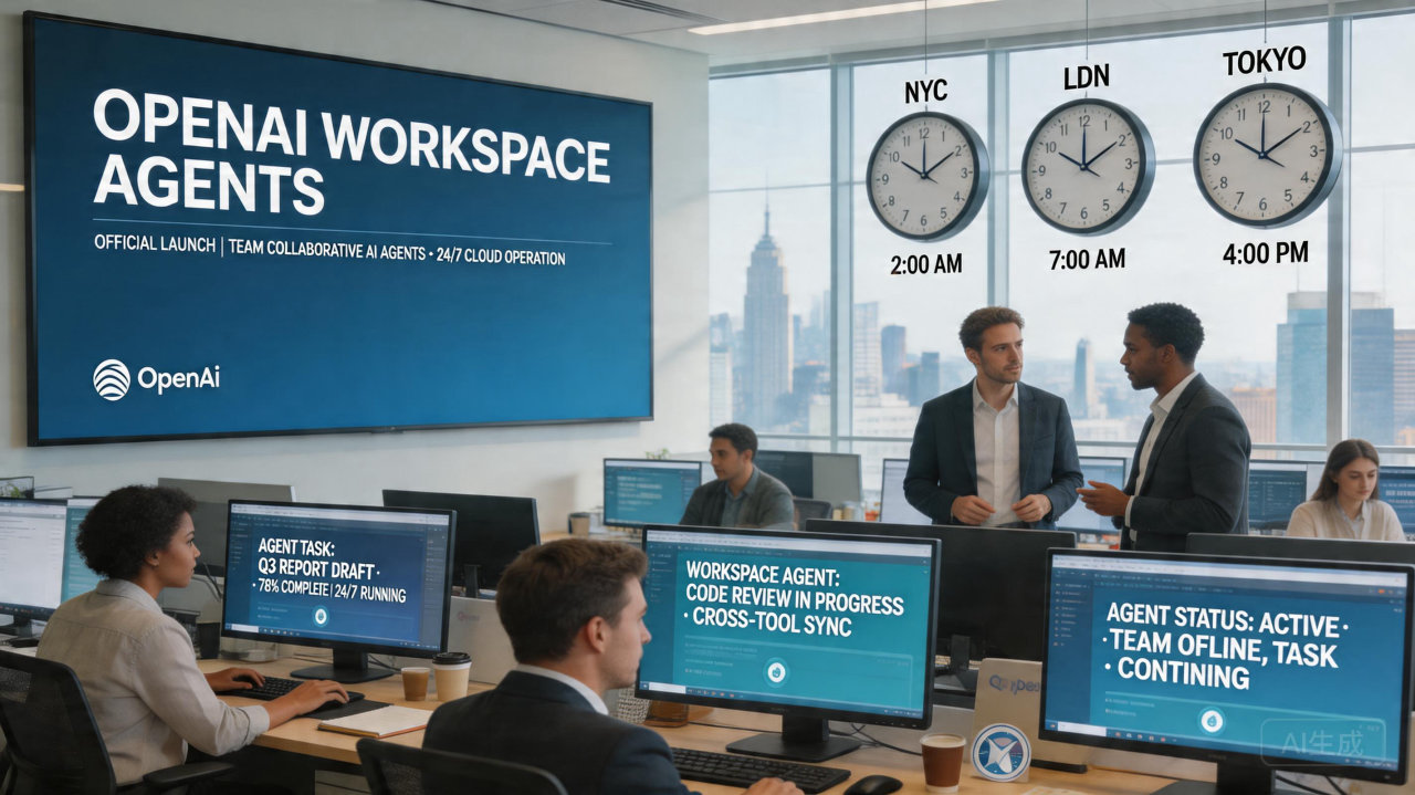 OpenAI 推出 Workspace Agents：全天候办公时代开启
