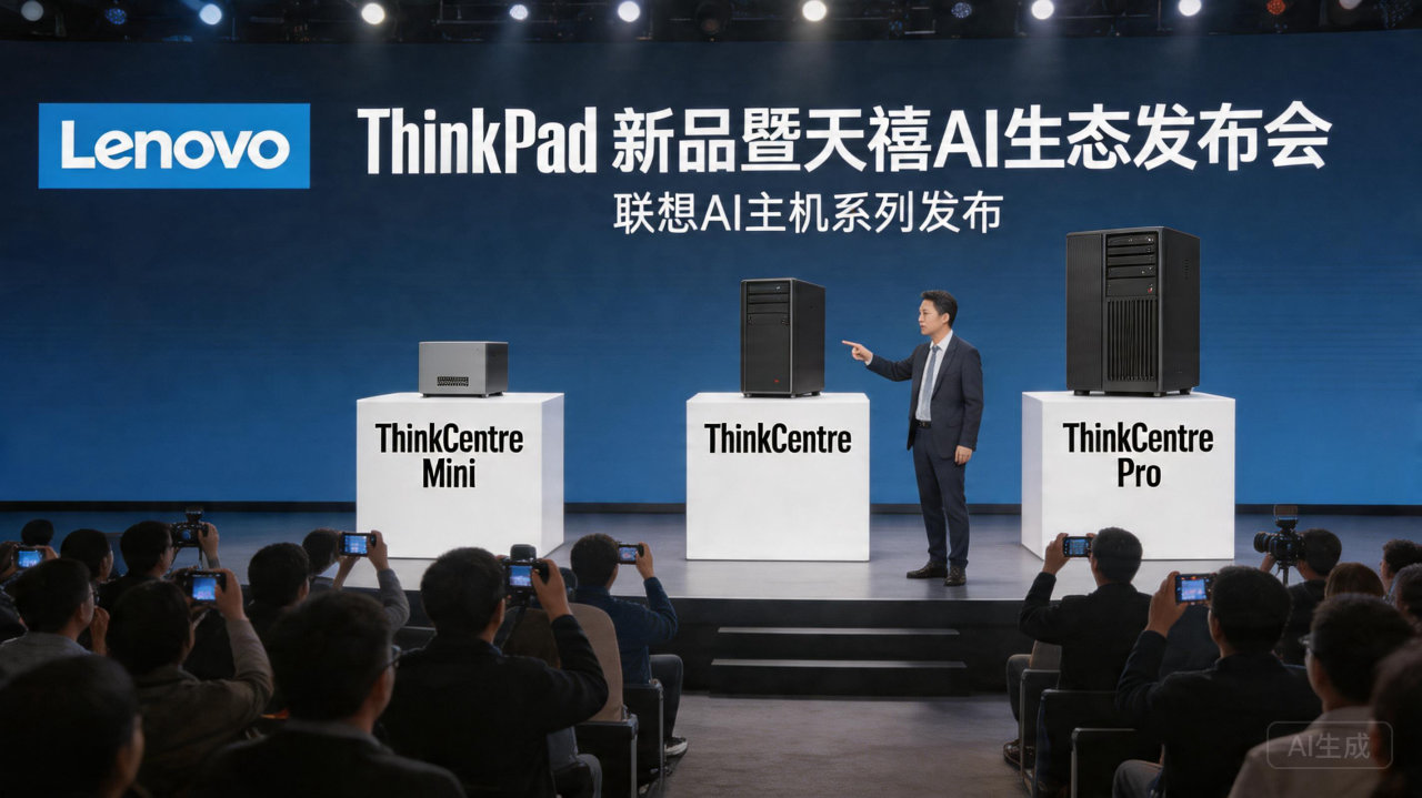联想发布AI主机新阵列：分级算力布局，端侧AI时代正式开启
