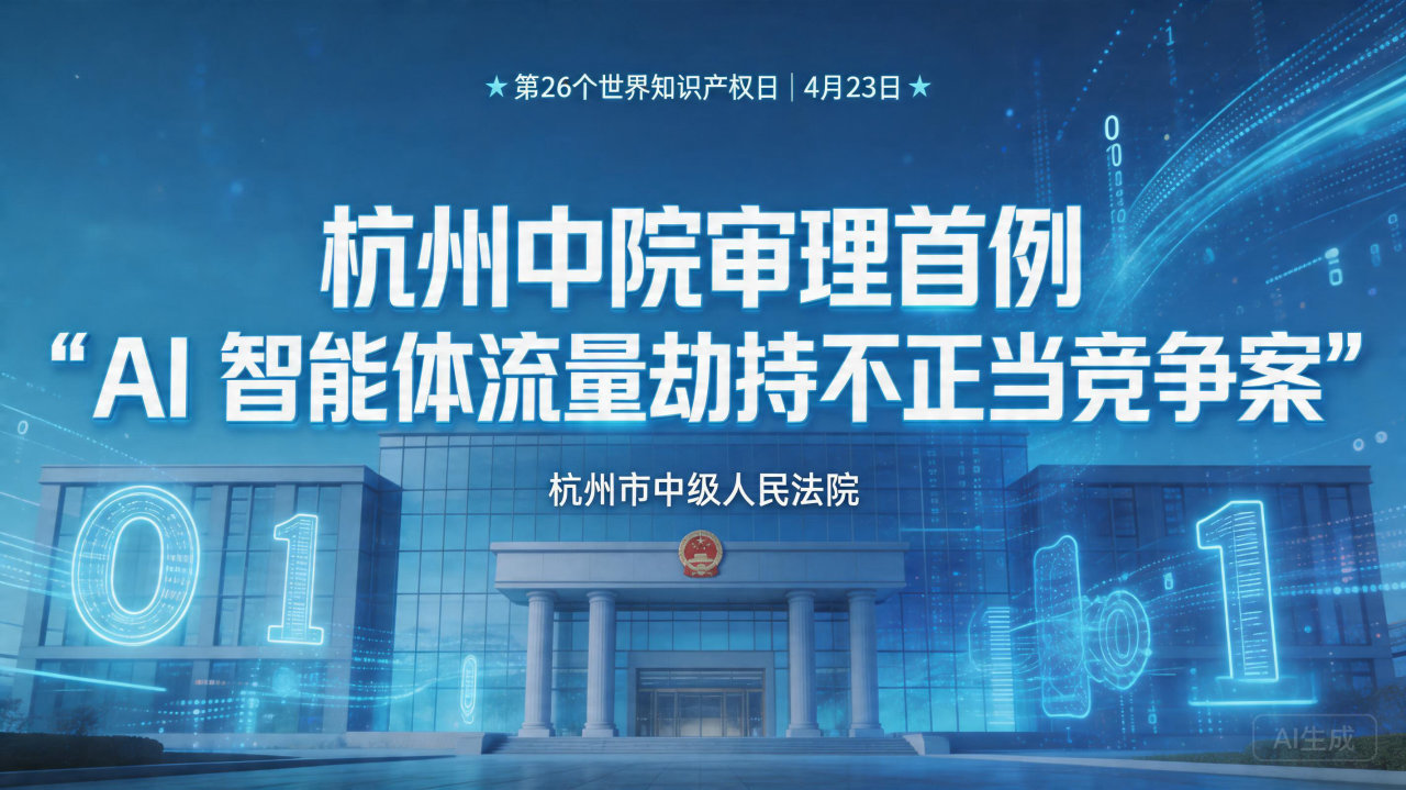 ​杭州中院审理首例 “AI 智能体量劫持不正当竞争案