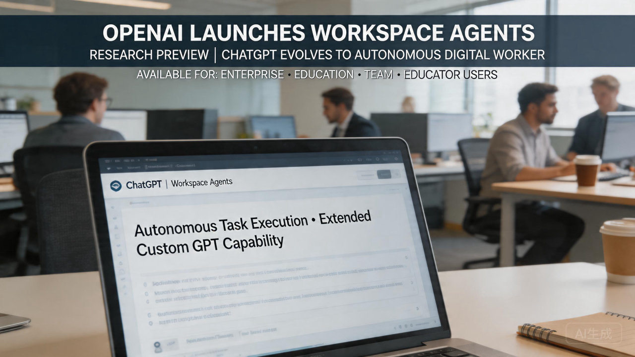OpenAI 发布 ChatGPT 自主“工作区代理”预览版
