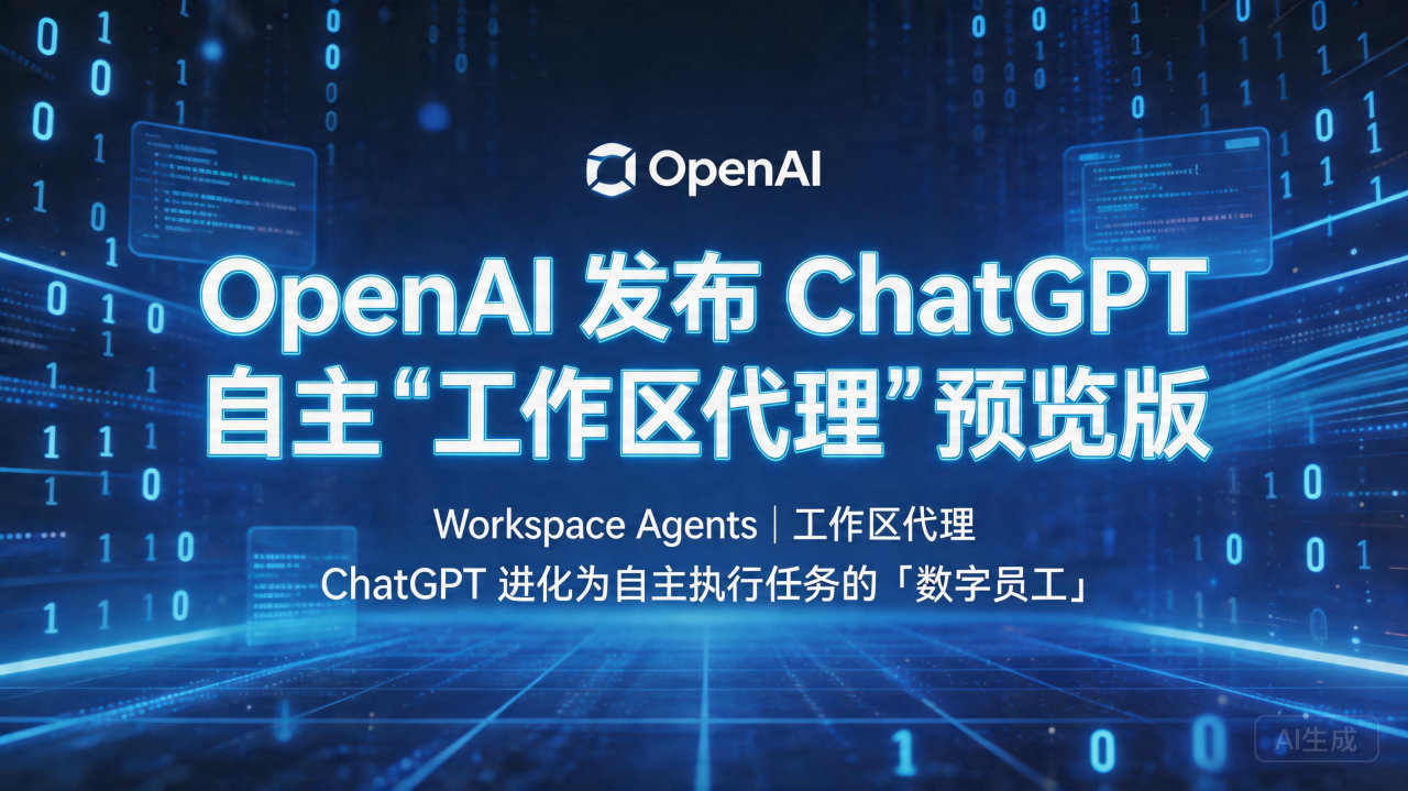 OpenAI 发布 ChatGPT 自主“工作区代理”预览…